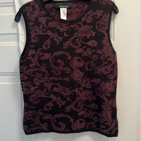 Woman’s Sparkly Metallic Jones New York Cardigan & Tank Set - Picture 9 of 10